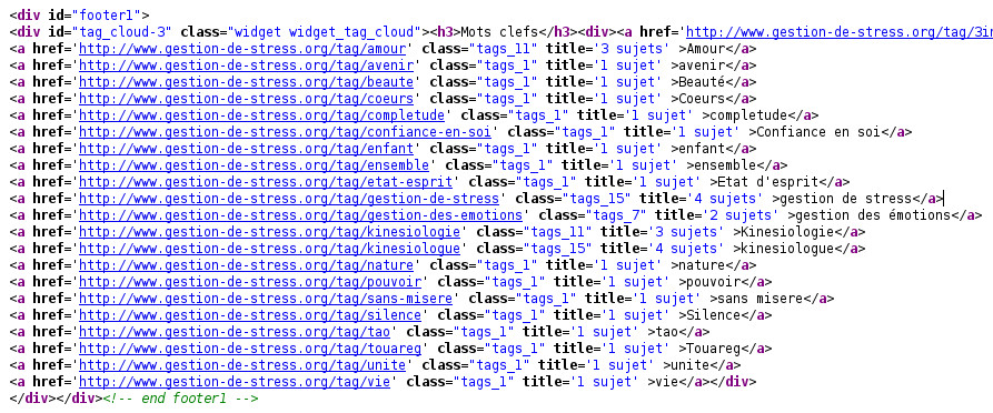 taille mot clef wordpress Comment changer la taille des mots clefs du widget Wordpress