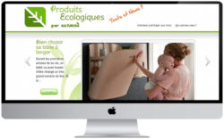 Création du blog Produits Ecologiques sur WordPress